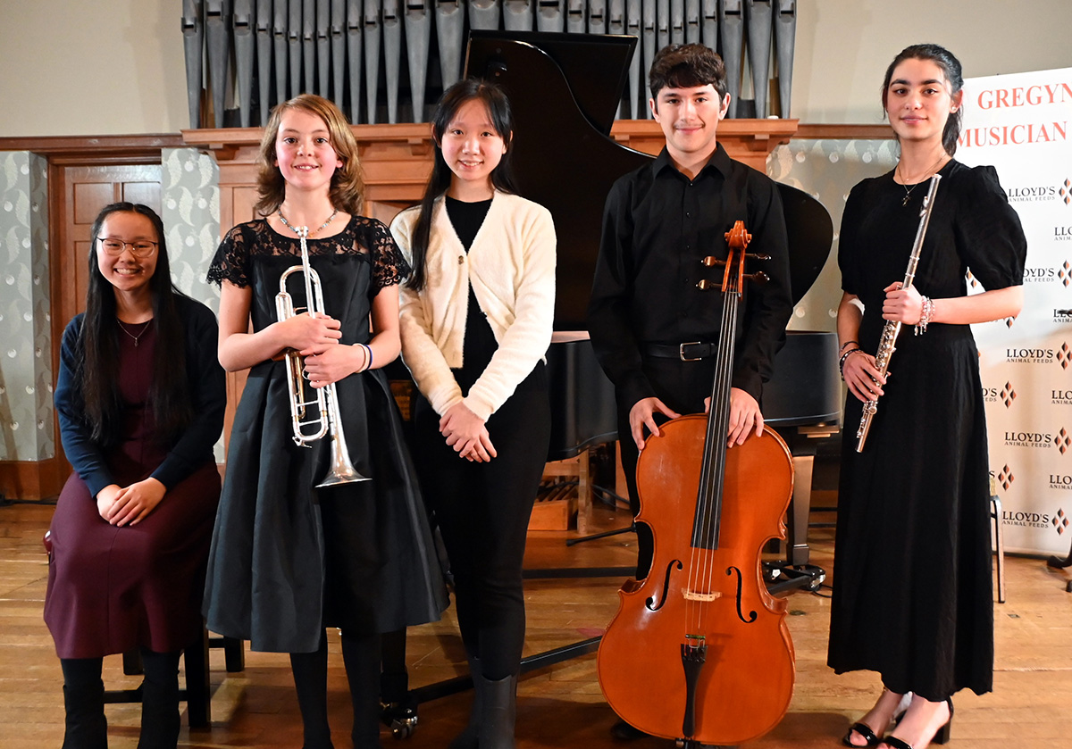 Gregynog Young Musician - Cerddor Ifanc Gregynog 2023 Finalists