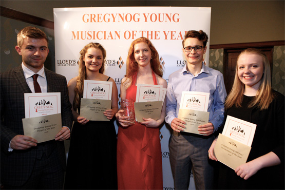 Gregynog Young Musician Competition - 2016, Finalists